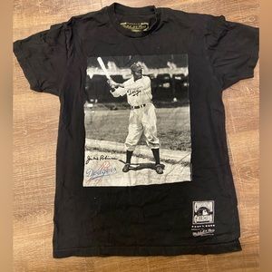 Urban outfitters mens short sleeve Jackie Robinson shirt